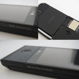 HTC Touch Diamond - Engraving and battery compartment