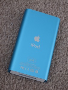iPod mini 2G Blue - Back