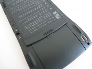MessagePad 120 battery cover can click screen cover into place
